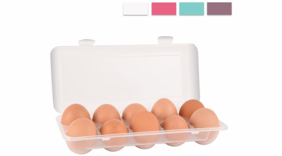 Box na 10 ks vajíček 26x11x7 cm plast