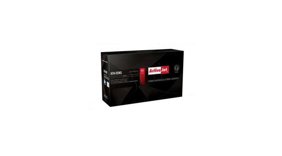 Activejet ATH-05NX Toner (replacement for HP 05X CE505X Canon CRG-719H; Supreme; 6500 pages; black)