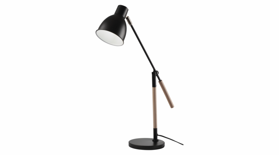 Stolní lampa WINSTON na žárovku E27, černá