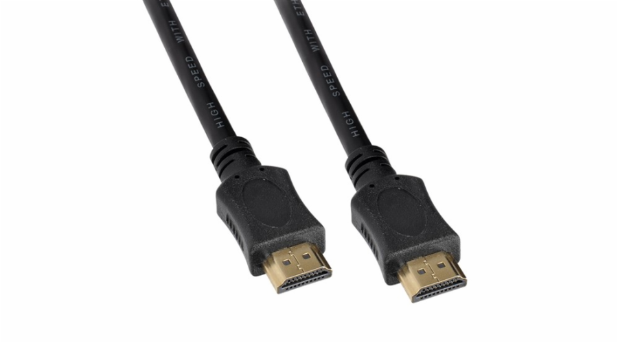 Solight HDMI kabel s Ethernetem, HDMI 2.0 A konektor - HDMI 2.0 A konektor, blistr, 1,5m - SSV12215