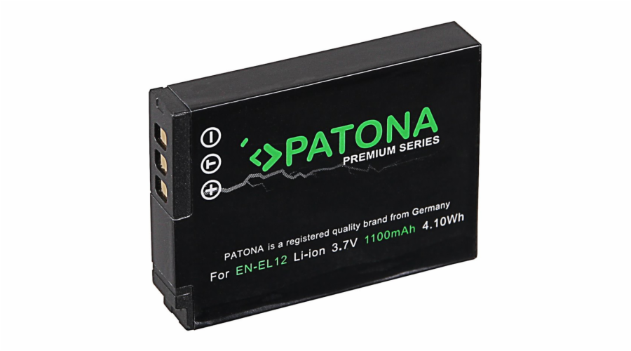 PATONA baterie pro foto Nikon EN-EL12 1100mAh Li-Ion Premium