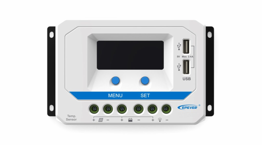 EPEVER VS3024AU PWM regulátor, solární, 12/24V, 30A, USB, vstup 50V VS3024AU