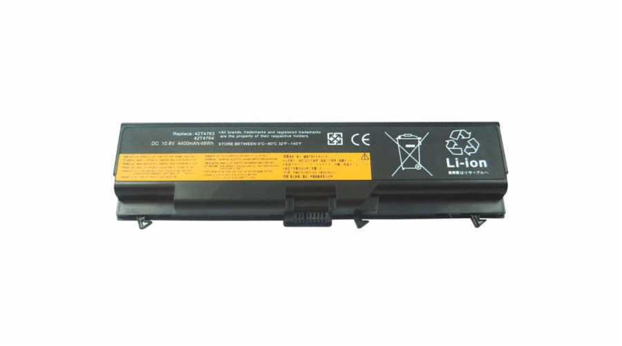 TRX baterie Lenovo/ IBM/ 6-článková/ 48 Wh/ pro ThinkPad T410/ L410/ L510/T410i/ T510/ T510i/ SL510/ W510/ Edge E40/ E50