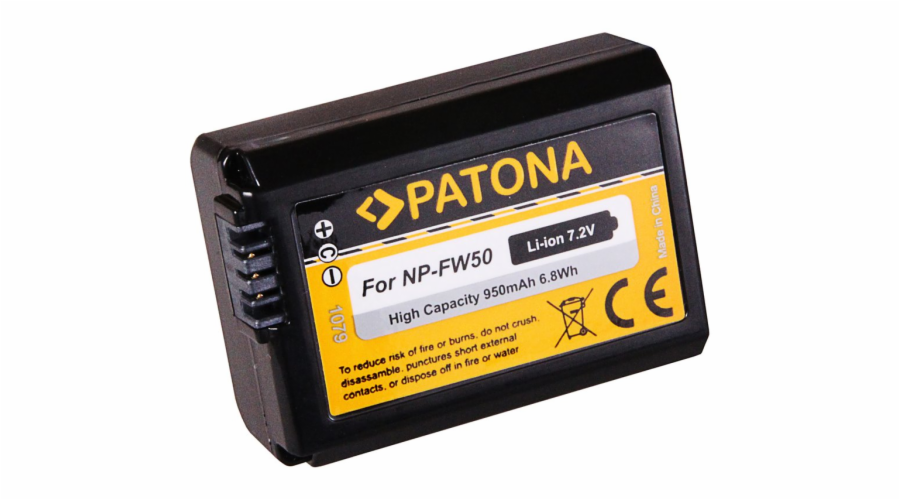 Patona PT1079 PATONA baterie pro foto Sony NP-FW50 950mAh