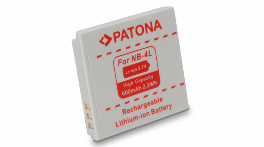 PATONA baterie pro foto Canon NB-4L 600mAh