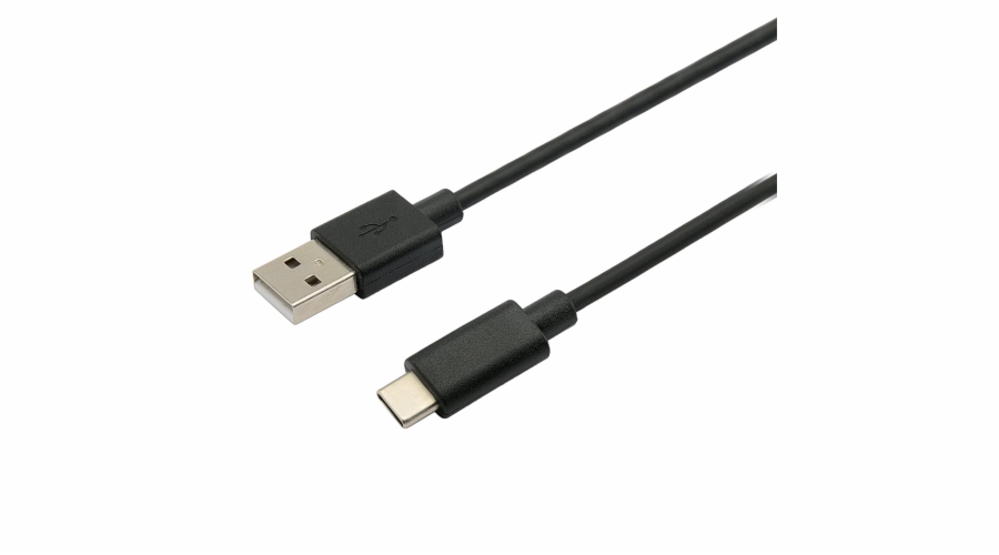 C-TECH kabel USB 2.0 AM na USB-C (AM/CM), 2m, černý