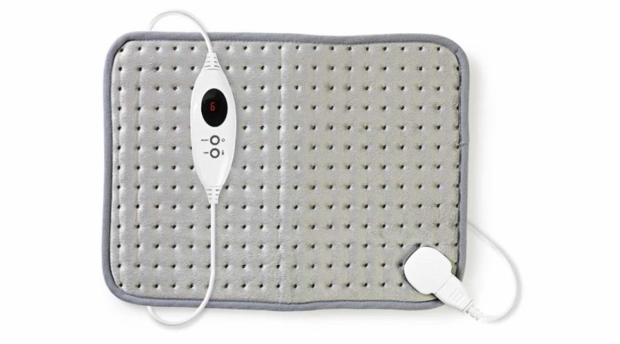 NEDIS elektrická poduška na břicho a záda/ 43 x 32 cm/ 6 nastavení teploty/ ochrana proti přehřátí