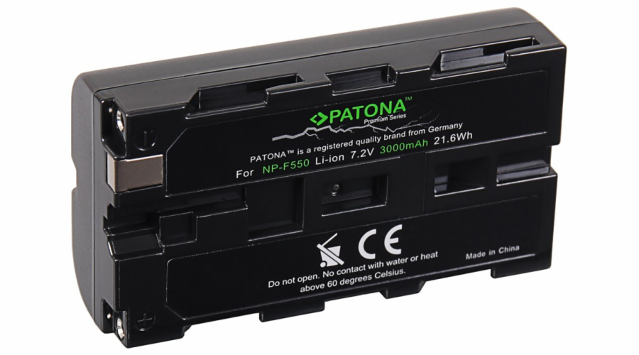 Patona PT1324 PATONA baterie pro digitální kameru Sony NP-F550 3000mAh Li-Ion 7,2V Premium