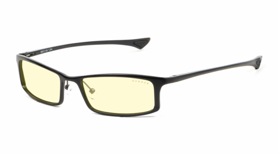 GUNNAR kancelářske/herní dioptrické brýle PHENOM READER ONYX * jantárová skla * BLF 65 * dioptrie +2
