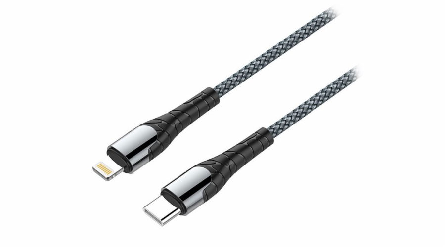 Colorway Datový Kabel USB-C/ Apple Lightning/ 3A/ Fast Charging / 1m/ Šedivý