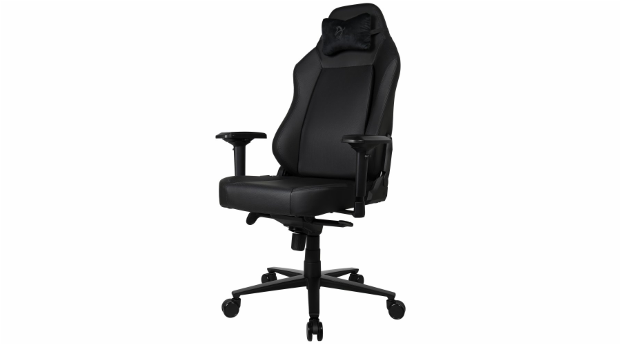 AROZZI herní židle PRIMO Full Premium Leather Black/ 100% přírodní italská kůže/ černá