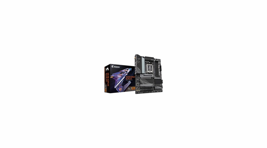 GIGABYTE MB Sc AM5 X670 AORUS ELITE AX, AMD X670, 4xDDR5, 1xHDMI, WI-FI