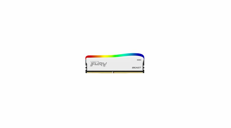 KINGSTON FURY Beast RGB 16GB DDR4 3200MHz / CL16 / DIMM / Bílá