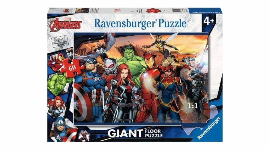 Puzzle 60 dílků Avengers Giant