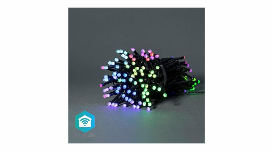 NEDIS Wi-Fi chytré dekorativní LED/ RGB/ 168 LED s/ Android & iOS/ Nedis® SmartLife/ 20 m