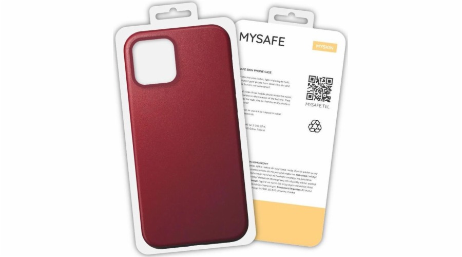 Mysafe mysafe pouzdro Skin iPhone 11 Pro Burgundy Box