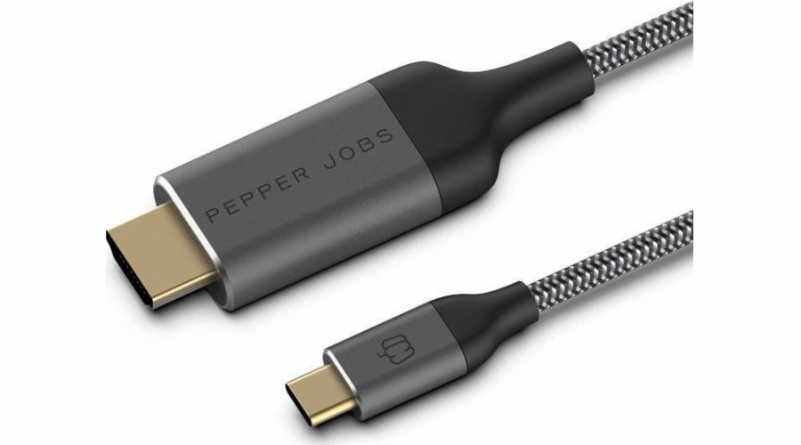 USB pepřové úlohy USB-C Cable-HDMI 1,8 m bílá (PJ-C2H18M)