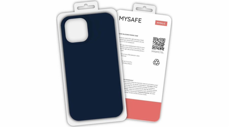 Mysafe Mysafe Silicone Case iPhone 11 Pro Navy Blue Box