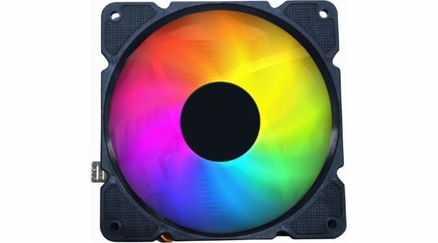 Gembird CPU-HURACAN-ARGB-X140 CPU cooling fan 12 cm 100 W multicolor LED 4 pin