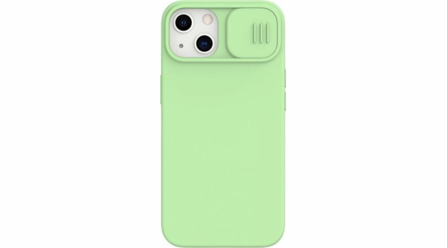 Nillkin Nillkin Camshield Silky Magnetic - Apple iPhone 13 pouzdro s krytem fotoaparátu (máta zelená)