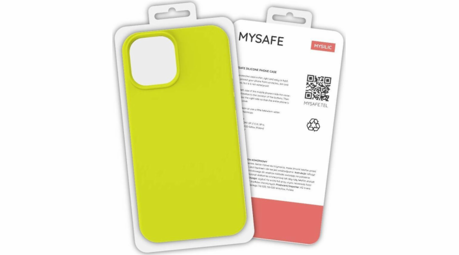 MySafe MySafe Silicone Case iPhone 7/8/SE 2020 Žlutá box