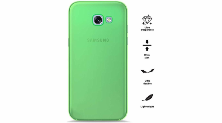 Puro Etui 0.3 Nude Galaxy A3 (2017) fluo Green