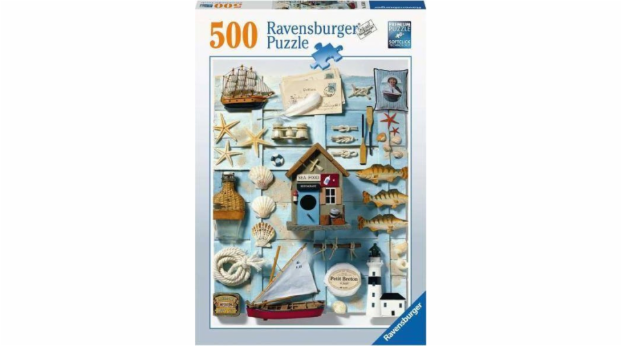 Puzzle Ravensburger 500 dílků Mořské vibrace
