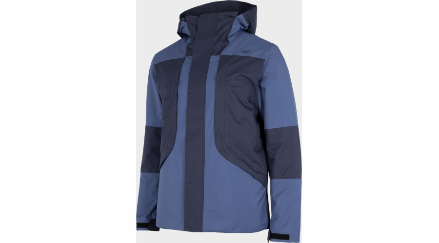 Pánská lyžařská bunda 4f H4Z22-KUMN005 Námořnická modrá s. L