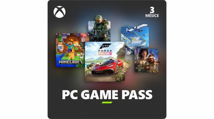 Předplatné Microsoft Xbox Game Pass PC - 3 měsíce