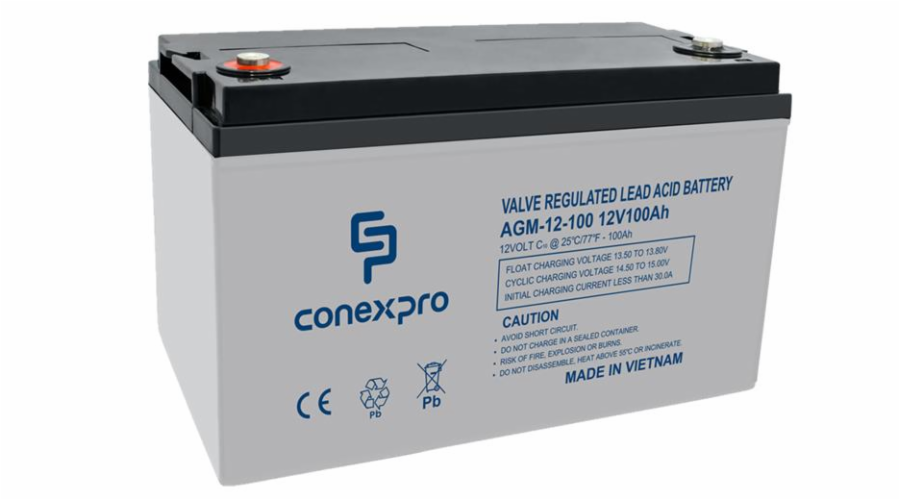 Baterie Conexpro AGM-12-100 VRLA AGM 12V/100Ah, T16