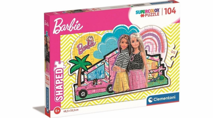 Puzzle 104 elementy Barbie