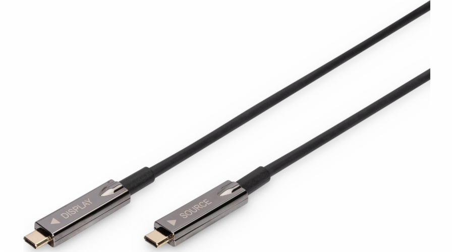 Hybridní propojovací kabel AOC USB 3.1 Typ C/USB Typ C 4K 60Hz 20m