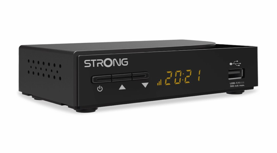 STRONG DVB-C set-top-box SRT 3030/ Full HD/ EPG/ HDMI/ USB/ SCART/ externí adaptér/ černý