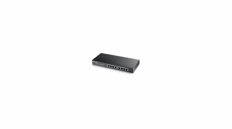 Zyxel GS1900-8 8-port Desktop Gigabit Web Smart switch: 8x Gigabit metal, IPv6, 802.3az (Green), fanless v2