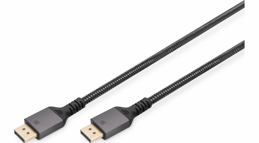 PREMIUM DisplayPort 8K60Hz UHD DP/DP M/M propojovací kabel 2m Černý