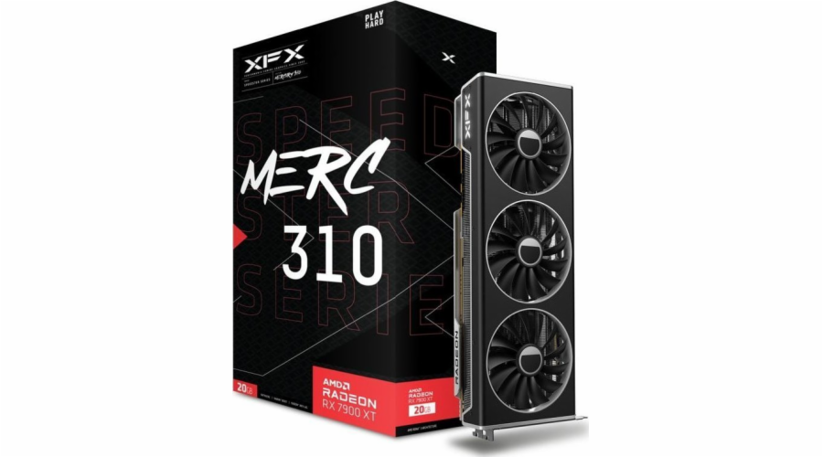 XFX Radeon RX 7900 XT SPEEDSTER MERC 310 Black Edition, Grafikkarte