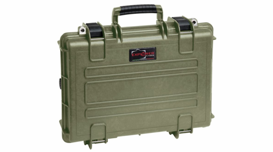 Doerr odolný vodotěsný kufr Explorer 4209 Green CV(42x30x10 cm, molitan pro Laptop až 15" v pouzdře, 2,4kg)