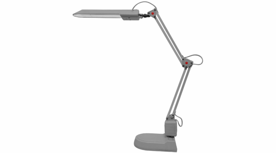 Lampa stolní LED 8 W, 630 lm, 4000K stříbrná s otočnými kl