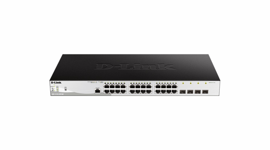 D-Link DGS-1210-28P/ME/E 24-Port 10/100/1000BASE-T PoE + 4-Port 1 Gbps SFP Metro Ethernet