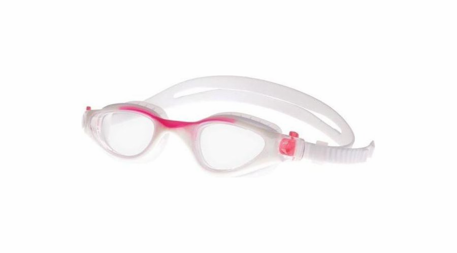 Spokey Dětské plavecké brýle Palia bílé a růžové (839225)
