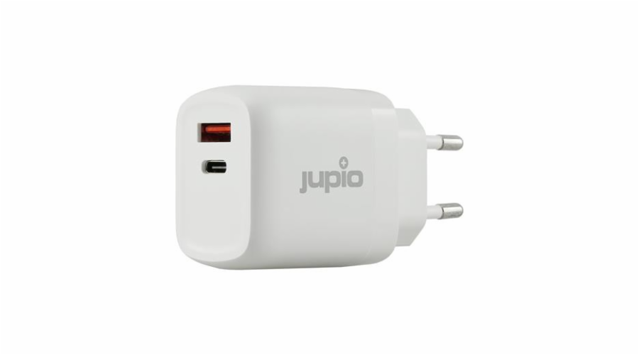 Adaptér Jupio Dual USB GaN Charger 30W - zásuvka/USB + USB-C