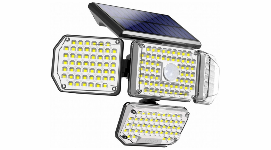 IMMAX CLOVER venkovní solární nástěnné LED osvětlení s PIR čidlem, 5W