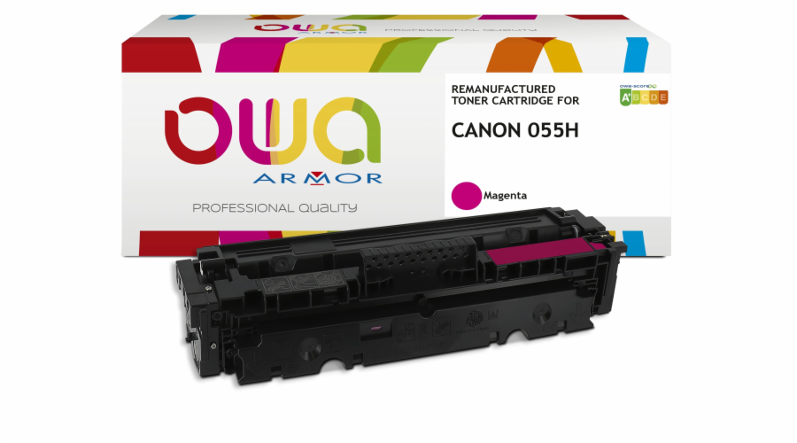 ARMOR Canon CRG-055H - kompatibilní OWA Armor toner kompatibilní s Canon CRG-055H M, 5900st, červená/magenta