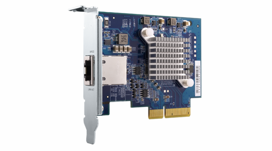 QNAP QXG-10G1T Síťová rozšiřující karta pětirychlostní sítě 10 GbE, jednoportová 10GBASE-T