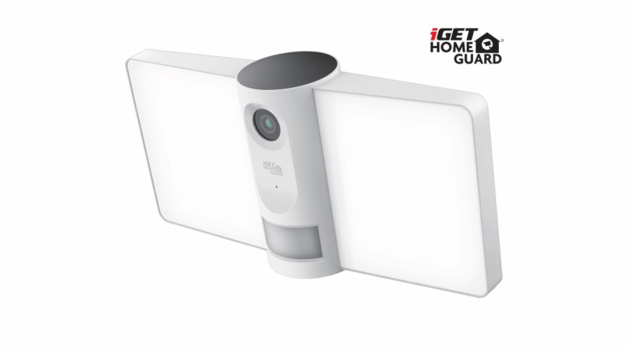 iGET HGFLC890 - WiFi venkovní IP FullHD 1080p kamera s LED světlem a zvukem, IP66, 230V, siréna