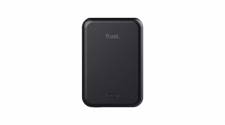 Trust Magno Magnetic Wireless 5.000mAh Powerbank 24877 TRUST MAGNO WRLS 5000MAH POWERBANK BLACK