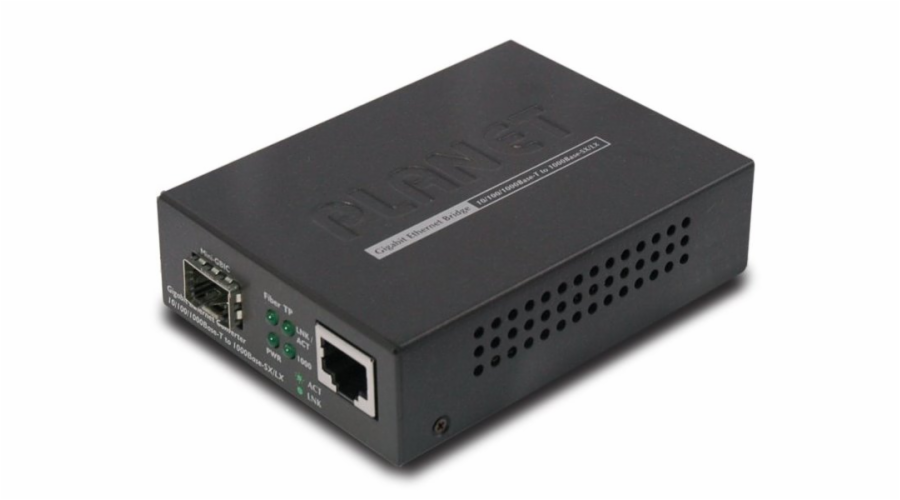 Planet GT-805A konvertor 10/100/1000Base-T / miniGBIC SFP