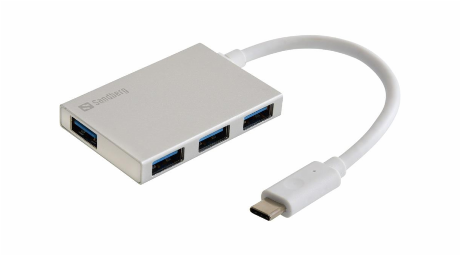 Sandberg 136-20 USB-C to 4 xUSB 3.0 Pocket Hub