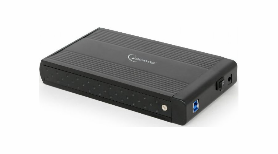 GEMBIRD Externí box pro 3.5" zařízení, USB 3.0, SATA, černý