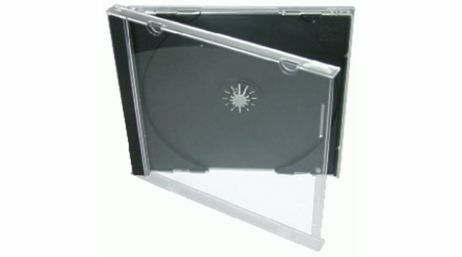 Obal 1 CD 10mm jewel box + tray - karton 200ks